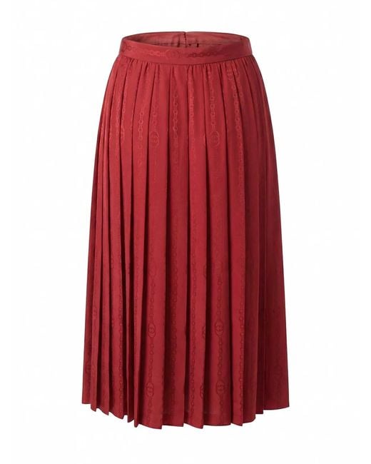 Gucci Red Skirt