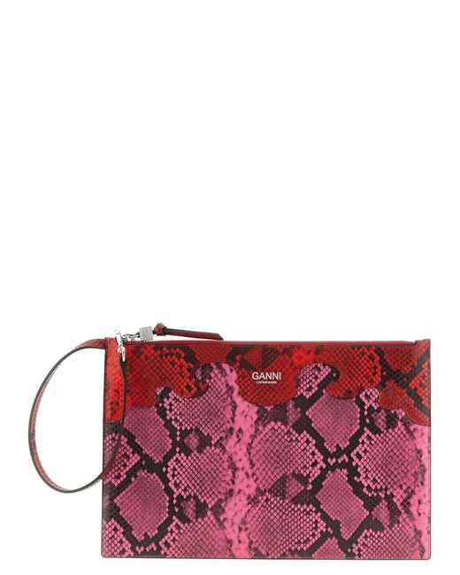 Ganni Red 'Fairy' Pouch
