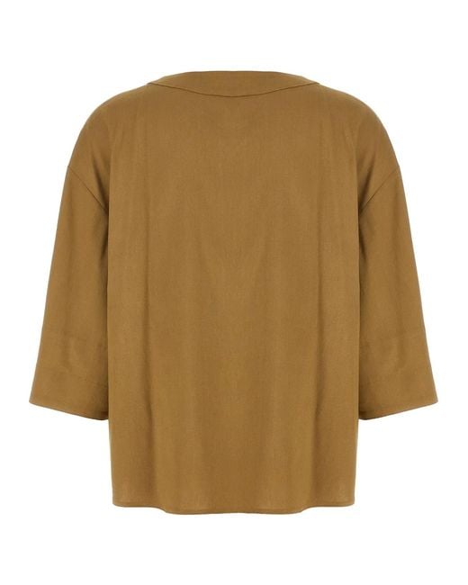 Max Mara Natural 'Mxpsospiro' Blouse