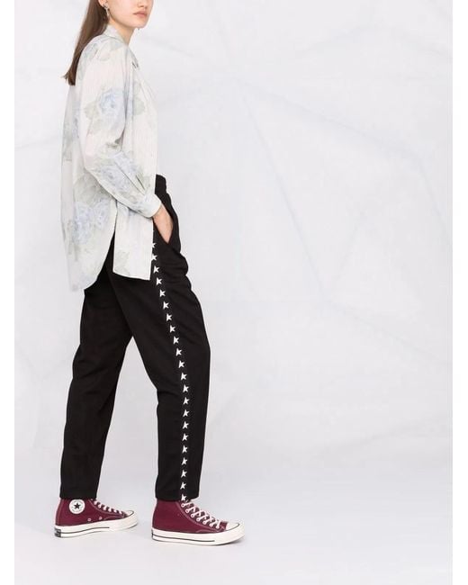 Golden Goose Deluxe Brand Black Wide Jogging
