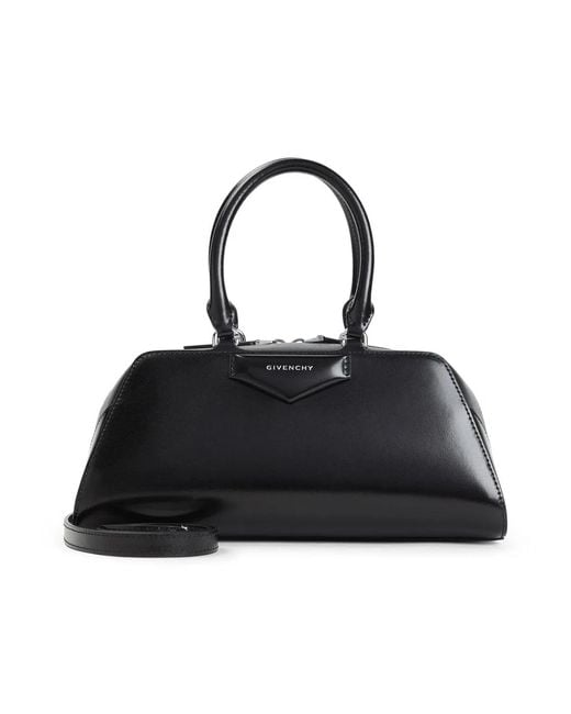 Givenchy Black Calf Leather Shoulder Bags