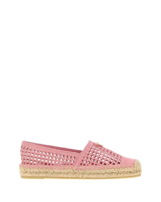 Prada Pink Espadrillas