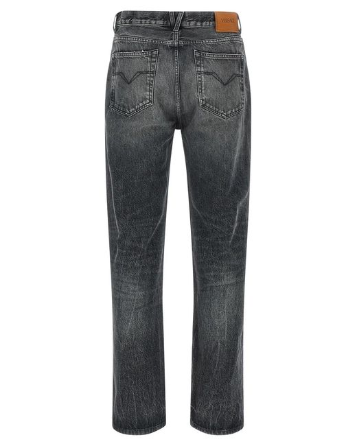 Versace Gray Cotton Jeans for men