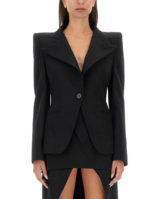 McQueen Black Wool Jacket