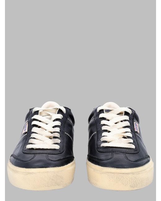 Golden Goose Deluxe Brand Blue Soul-Star Leather Sneaker for men
