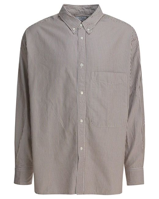 Beams Plus Gray Cotton Shirt for men