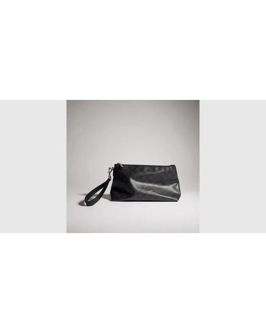 Gucci Black Wristlet Clutch With Logo Pattern for men