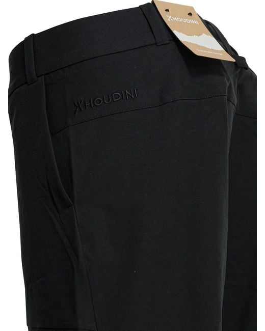 Houdini Sportswear Black "M's Go Shorts" Technical Shor for men