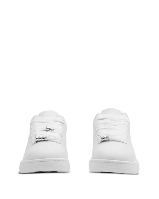 Burberry White Lf Box Sneakers