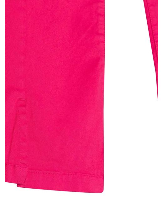 DKNY Red Wide Leg Pants