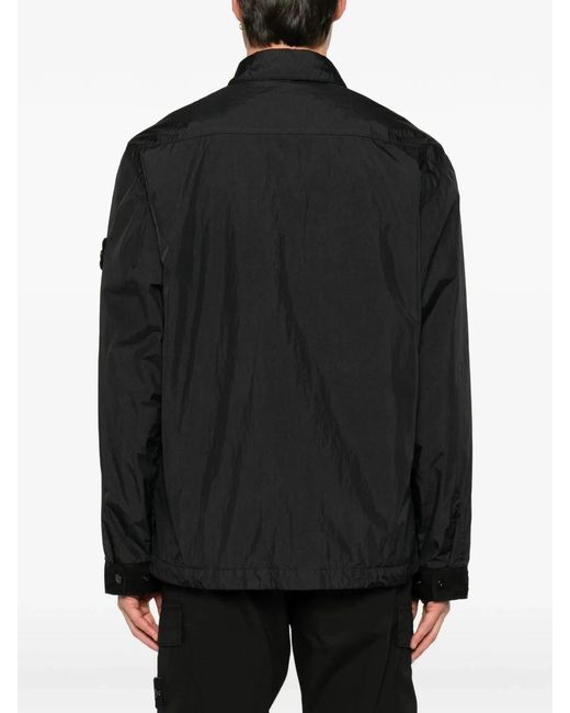 Stone Island Black Q100022 Crinkle Reps Ny for men