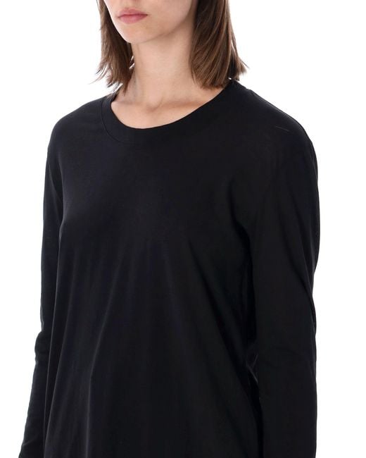 James Perse Black Crlear Jersey Ls Tee