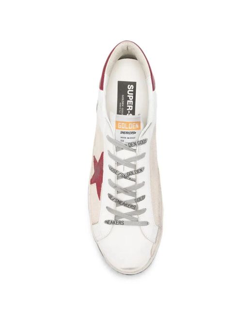 Golden Goose Deluxe Brand Pink Super-Star Distressed-Effect Sneakers for men