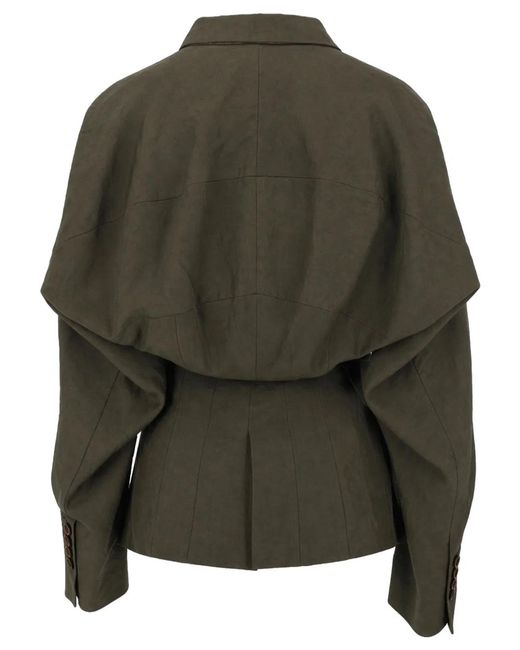 Uma Wang Green Giacca Kaia