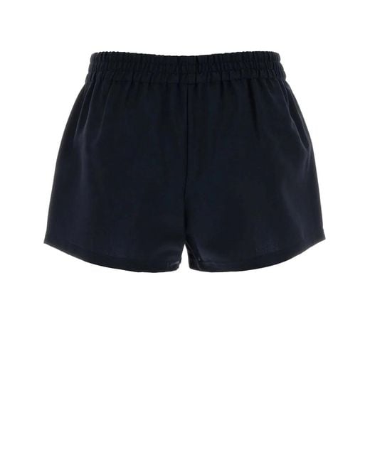 Miu Miu Blue Pantaloni