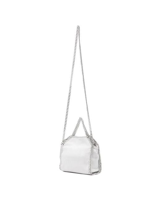 Stella McCartney Gray Falabella Tiny Crossbody Bag