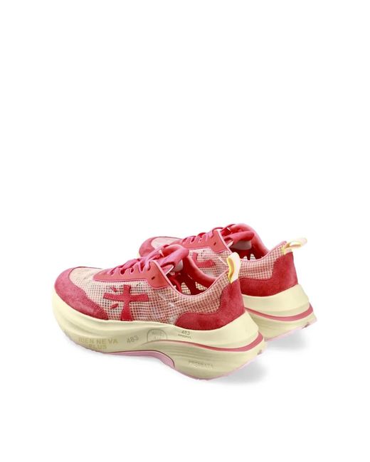 Premiata Pink Hill Timeless Chunky Sneakers