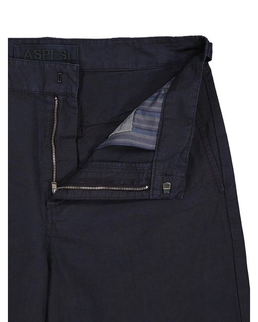 Aspesi Blue Pantalone Adrien for men