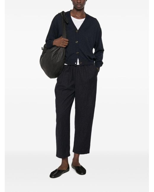 Apuntob Black Wool Trousers