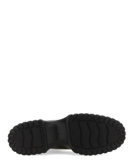 Hogan Black H-Stripe Chelsea Boot