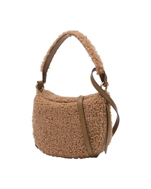 Vanessa Bruno Brown Mini Daily Shoulder Bag
