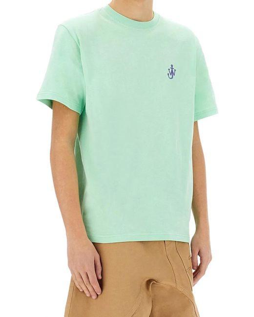 J.W. Anderson Green "Anchor" T-Shirt for men