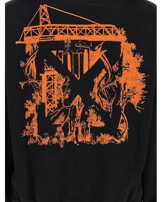 Off-White c/o Virgil Abloh Black 'City Nature' Hoodie for men
