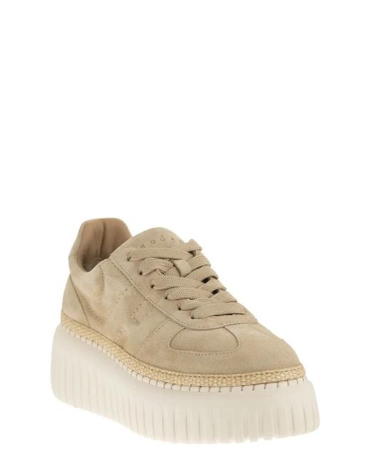 Hogan Brown H-Stripes