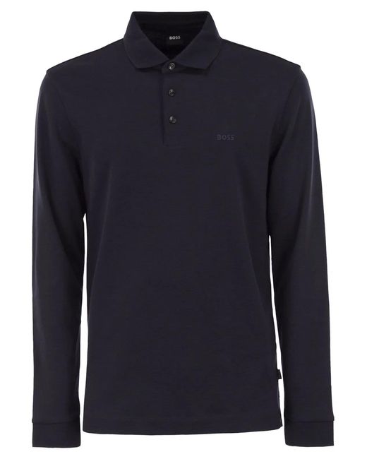 Boss Blue Regular Fit Polo Shirt for men