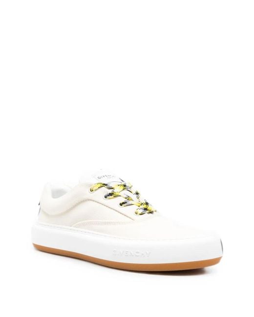 Givenchy White Flat Shoes for men