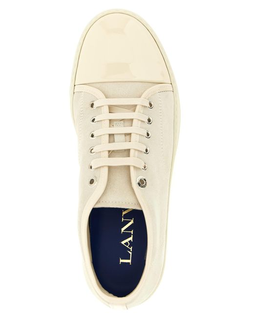 Lanvin White 'Basket' Sneakers for men