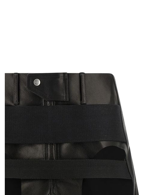 Rick Owens Black 'Temple' Skirt