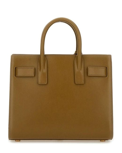 Saint Laurent Metallic "Sac De Jour" Bag
