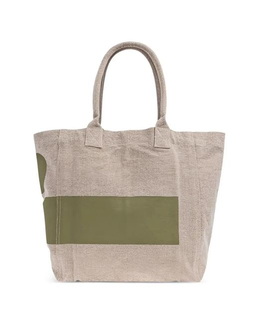Isabel Marant Gray Moss Cotton Handbag
