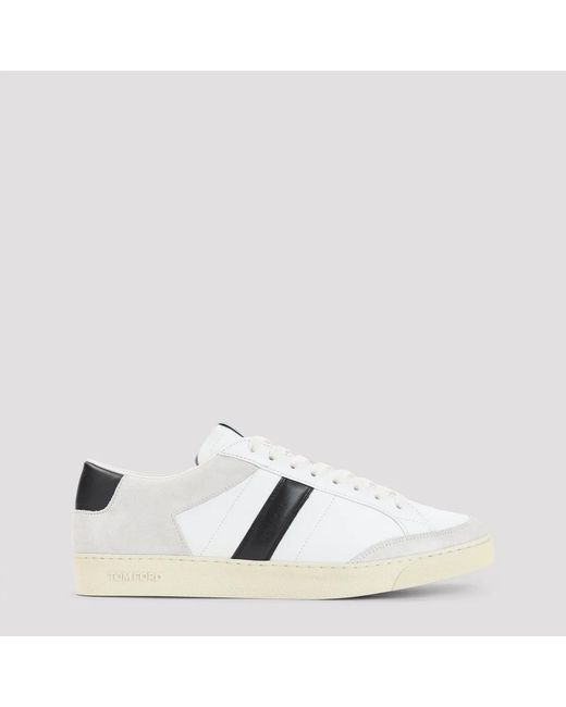 Tom Ford White Blake Low Sneakers for men