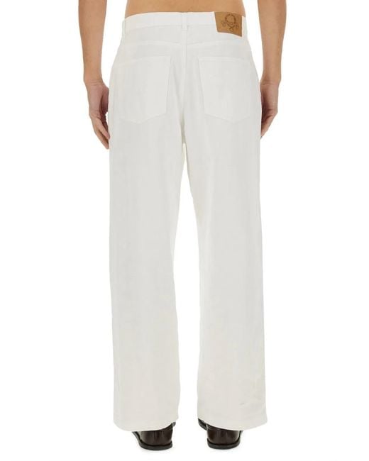 Moschino White Jeans for men