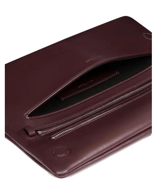 Courreges Purple Courregès Clutch Bag With Flap