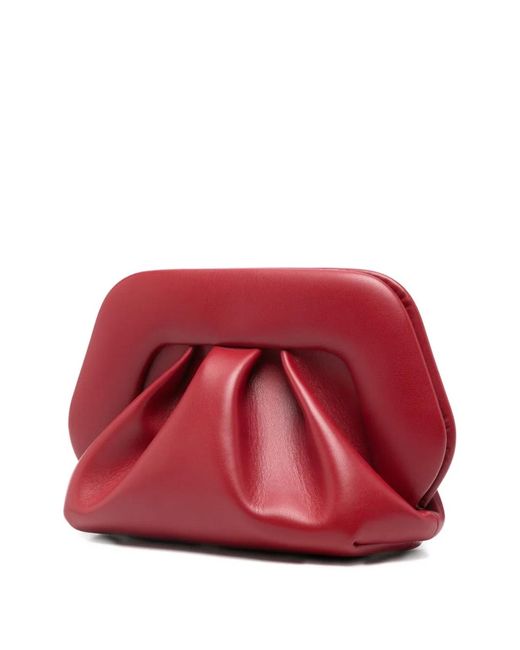 THEMOIRÈ Red Bios Small Vegan Leather Clutch