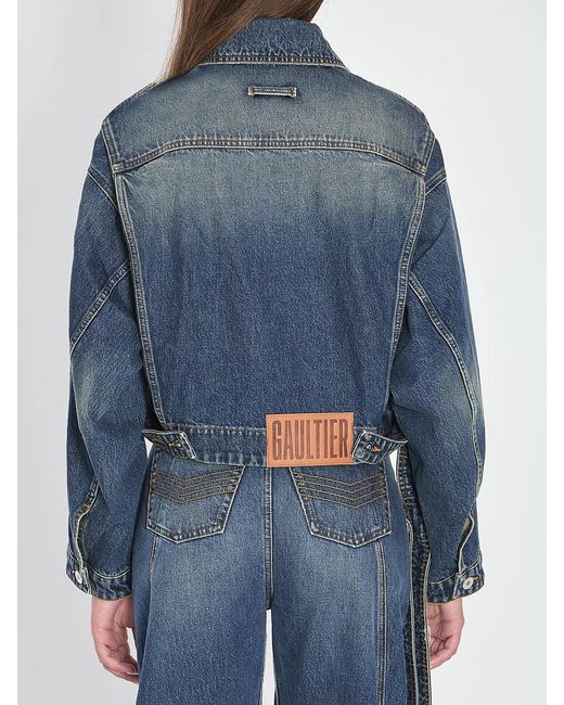 Jean Paul Gaultier Blue Strap Jacket