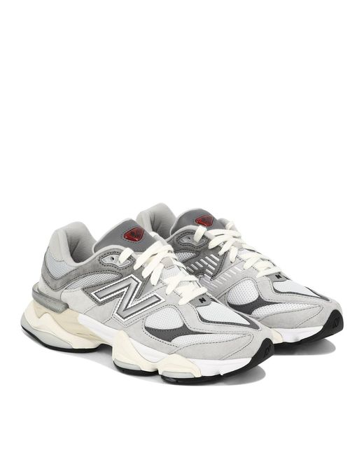 New Balance White 9060 Sneakers for men