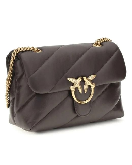 Pinko Gray Love Puff Classic Cl Sheep Bag