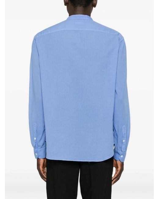 Emporio Armani Blue Cotton Shirt for men