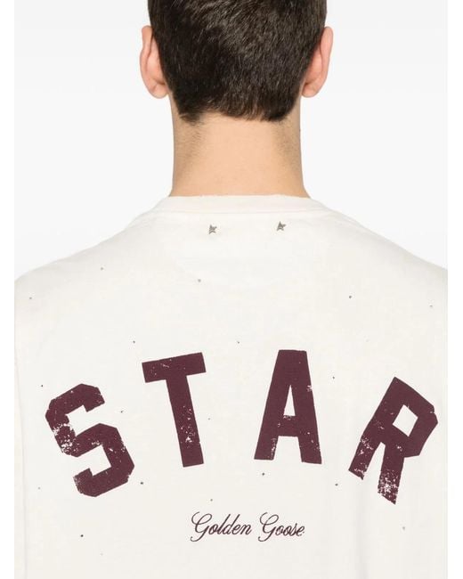 Golden Goose Deluxe Brand White Cotton T-Shirt