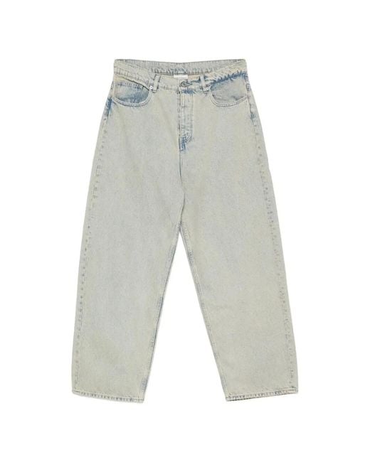 Drole de Monsieur White "Baggy Dusty" Jeans for men