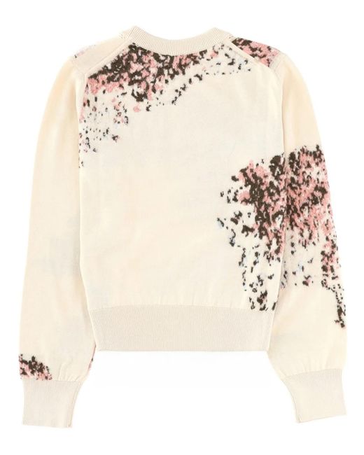 Paul Smith Natural Cotton And Mohair Blend Sweater
