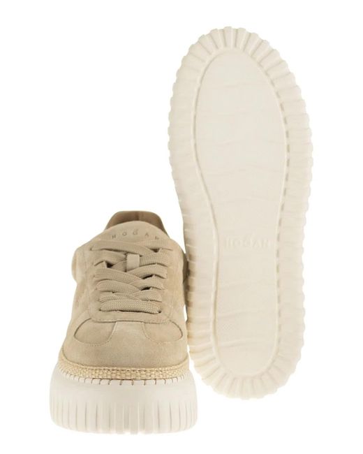 Hogan Brown H-Stripes