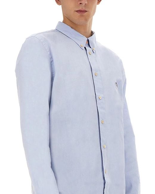 Paul Smith Blue Ps Paul Smith Regular Fit Shirt for men