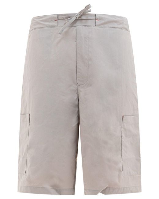 GR10K Gray Short With Drawstring Waist Shorts for men