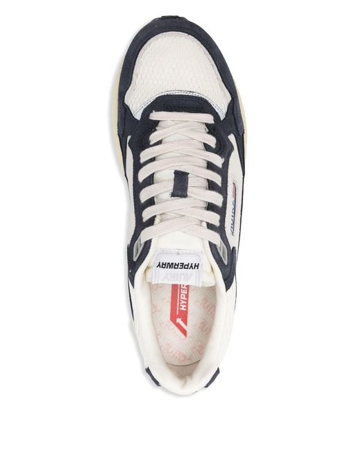 Autry White Hyperway Low Suebic/Mesh Spblu for men