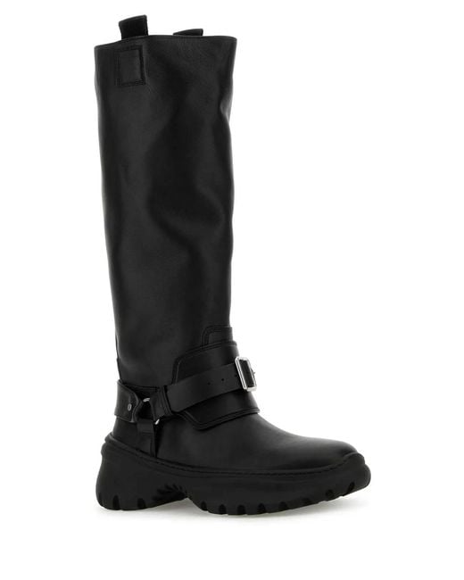 Burberry Black Lf Stomp High